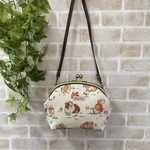 モルモット◆がま口ポーチ◆がま口ショルダーバッグ◆キャスキッドソン◆ Cath Kidston◆モルモットバッグ◆モルモットポーチ◆がま口◆小動物グッズ◆ハンドメイド