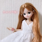 カメリア様order♡マカロンベレー帽2枚Set＊リカちゃん用