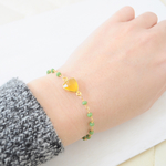 カルセドニーのブレスレット