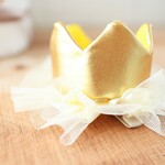 ペット王冠　Little princess prince...《アンティークゴールド》お誕生日や　おめかしに♡大切な日に✨犬用アクセサリー　猫ちゃんにも♪