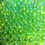 オーロラミント まんまる極小粒2mm(10g)レジン封入ガラス材 106UV004