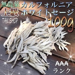 上級✴︎カルフォルニア ホワイトセージ 100g✴︎浄化 お香 プレゼント付✴︎