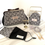 2022新春福袋★ハンドメイドお出かけ5点セット★ポーチバッグ、がま口、マスク