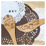 ねこちゃんと珈琲セット*candypop*木製スプーン
