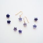 【限定販売】アイオライト 星ピアス