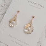花びらパールのイヤリング/ピアス