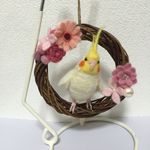 ※専用ページです※yukko-0225様のルチノーオカメインコちゃんのリース♪