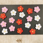 【折り紙】梅の花　壁面飾り　18個　