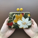 336.木玉親子がま口財布　和　花