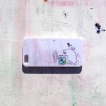 ねこVS金魚　iPhone case(5/5S）