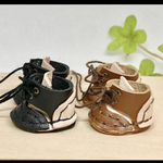 革細工  丸ウイングチップブーツ　miniature boots.