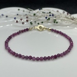 ＊ルビー＊　パワーストーン　ブレスレット　3mm
