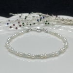 淡水パール＊翡翠＊　パワーストーン　ブレスレット