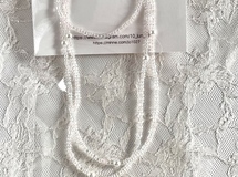 マスクストラップ＊ホワイトビーズ＊