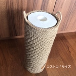 【オーダー品】ブラウン革タグのロングかご