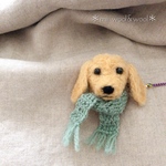 ［送料無料］ダックス・マフラーわんこストラップ♡年末年始特別販売(mii wool&wool)