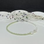 ＊ペリドット＊マザーオブパール＊　パワーストーン　ブレスレット