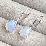 天然石フックピアス：オパール