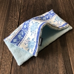 □987 今治タオル大判タオルハンカチ   blue flower
