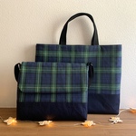 【yu様オーダー品】レッスンバッグとショルダーバッグのセット