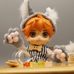 オビツ11・ワンちゃん ストライプ スーツ