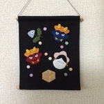 t様オーダー品  ちりめん細工・節分タペストリー