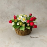 粘土の花＊いちご＊