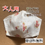 【送料無料】☆ハンドメイドマスク大人用☆