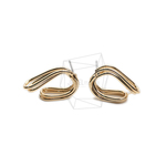 ERG-1936-G【2個入り】ティアドロップピアス ,Teardrop Post  Earring