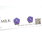 お花ピアス/レジンピアス
