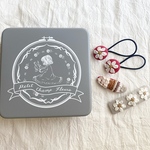 hana缶リボン刺繍set