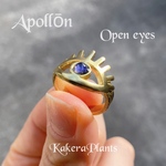 アポローンの瞳【開眼】Open eye Ring "Iolite"