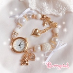 Berrypink♡テディベアのブレスレットウォッチ♡腕時計♡
