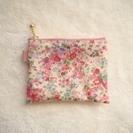 ★★One side all skeleton pouch　リバティ　テイタム　12P　11×8.5㎝