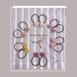 【2個セット】pon pon hair gomu♡baby＆kids♡好きな色選べます♡キッズヘアゴム♡姉妹お揃い♡お誕生日プレゼント♡新生児♡ヘアクリップ プレゼント中🧸
