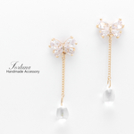 ガラスの蝶(712) ピアス/ノンホールピアス/樹脂ピアス
