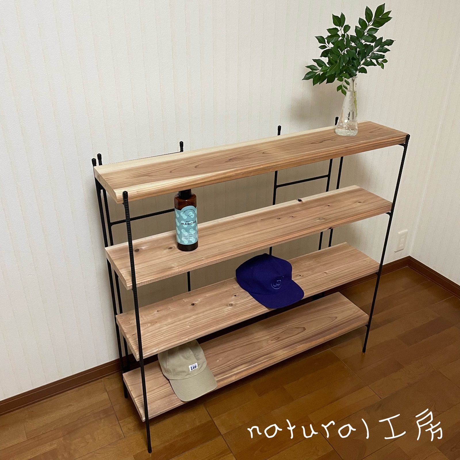 チーコ　手作りアイアン家具 折り畳みラック アンティーク 鉄脚のみ2点 新商品‼️手作りアイアン家具 折り畳みラック 西海岸インテリア 3.4.5