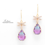Ribbon Gradation(725) ピアス/イヤリング/ノンホールピアス/樹脂ピアス