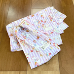 パープルラビット★給食セット★お名前タグ付き★給食ナフキン40×60★ランチョンマット　小学校