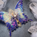 オーロラの蝶バレッタ（hair ornaments of  butterfly〜Aurora〜 ）