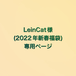 Lein Cat様(2022年新春福袋)専用ページ