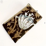 ウィリアムモリス　がま口通帳ケース