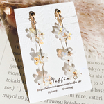 【オープンSALE中！】お花の3連ピアス/イヤリング