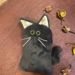 保護猫チャリティぬいぐるみ【ネイビーブラック】