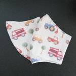 2枚セット子どもマスク(働く車)