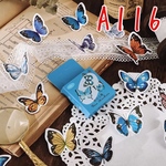 A116☆ 海外製♡昨日の蝶々♡ミニシール