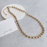 gold ball chain necklace 6mm