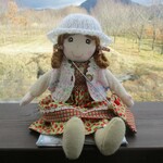 30ｃｍイメチェンドール（リンゴ柄）