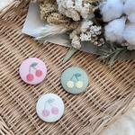 さくらんぼ刺繍のお名前キーホルダー 入園準備　入学準備　入園入学オーダー会2022