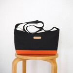 Everydayショルダー　ブラック×キャロット8号帆布